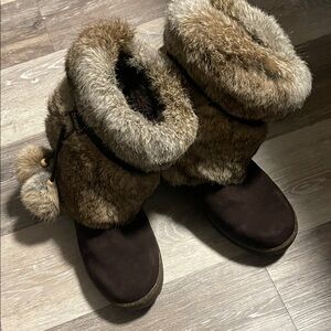 BearPaw Fur Winter Boots